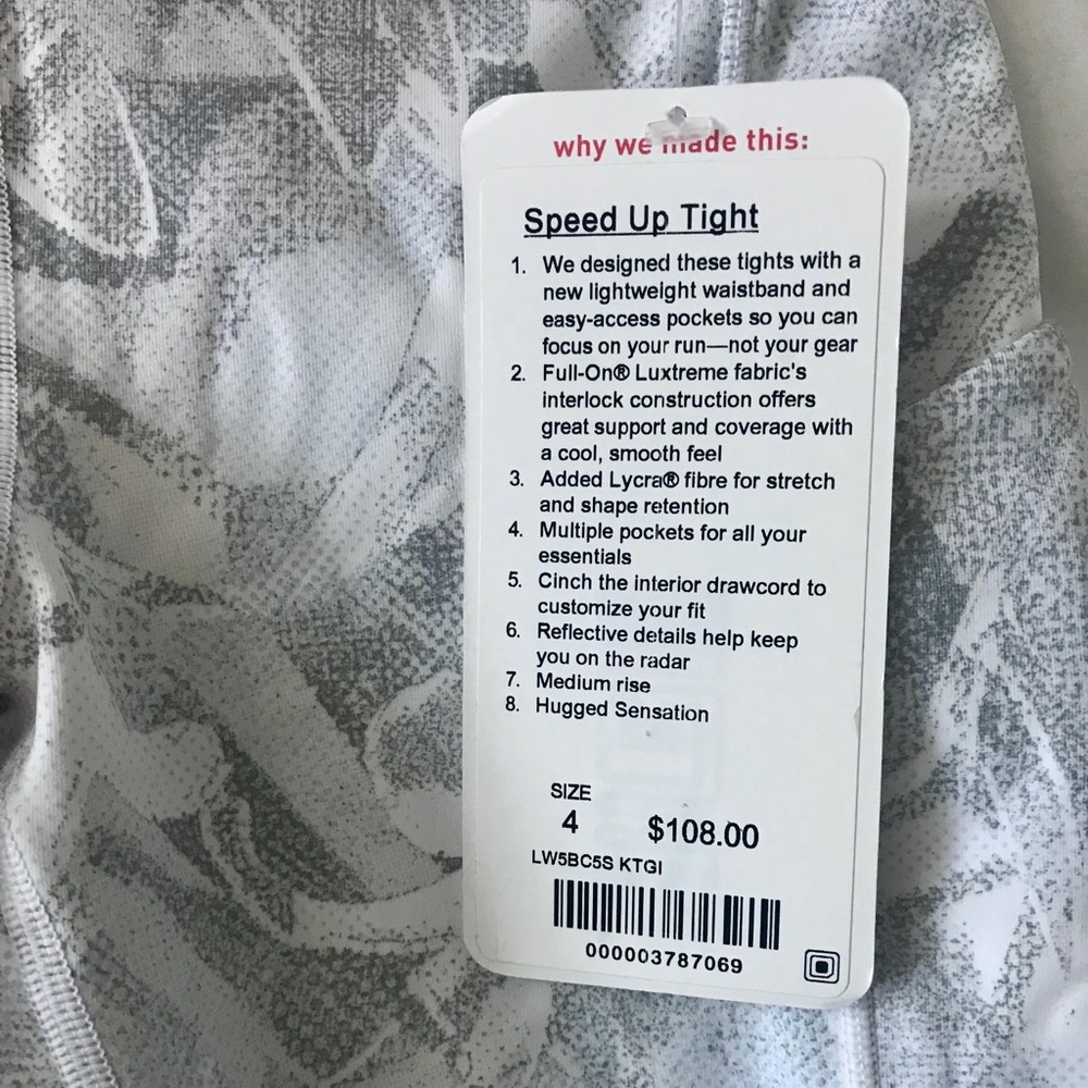 never-worn Lululemon pants/leggings 😊